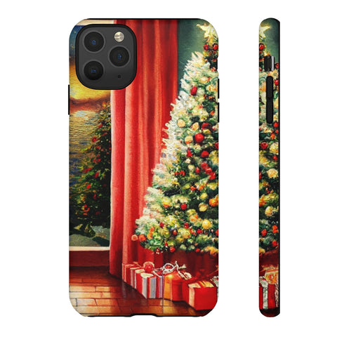 Christmas Tree in Cozy Holiday Home - Impact Resistant Phone Case iPhone 11 Pro Max Matte